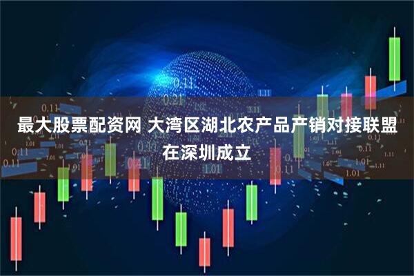 最大股票配资网 大湾区湖北农产品产销对接联盟在深圳成立